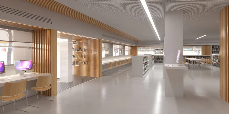 Les obres de millora de la Biblioteca de Poblenou es podran re-emprendre el 2021