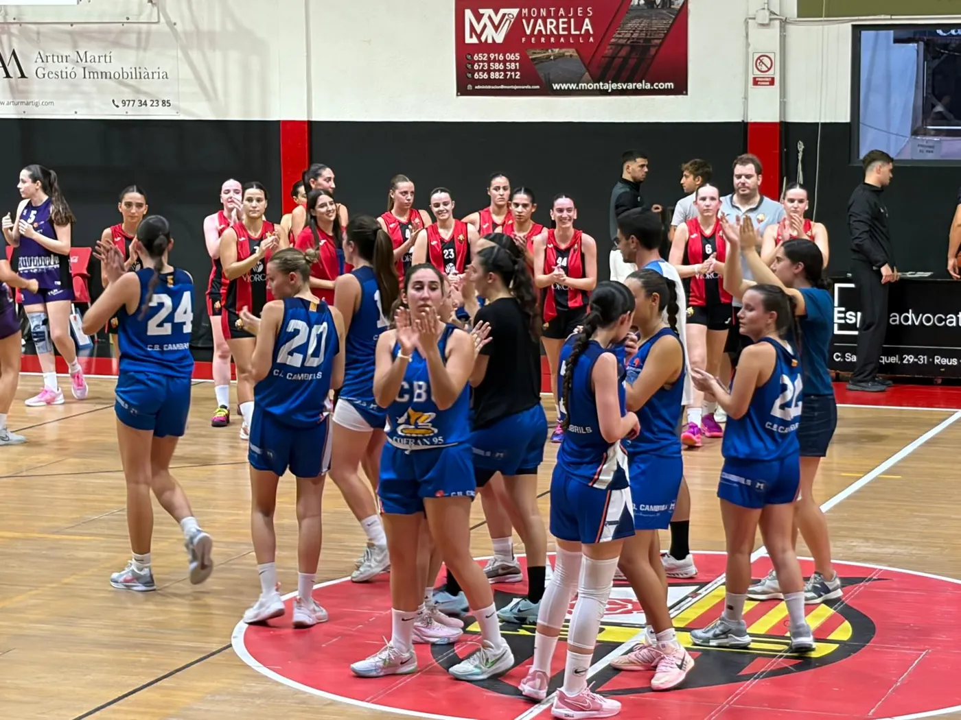 Plàcid triomf del CB Cambrils femení a la pista del CB Vila-seca
