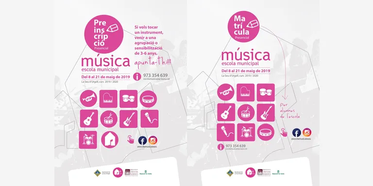 L’Escola Municipal de Música de la Seu obre les preinscripcions i matrícules pel curs 2019-2020