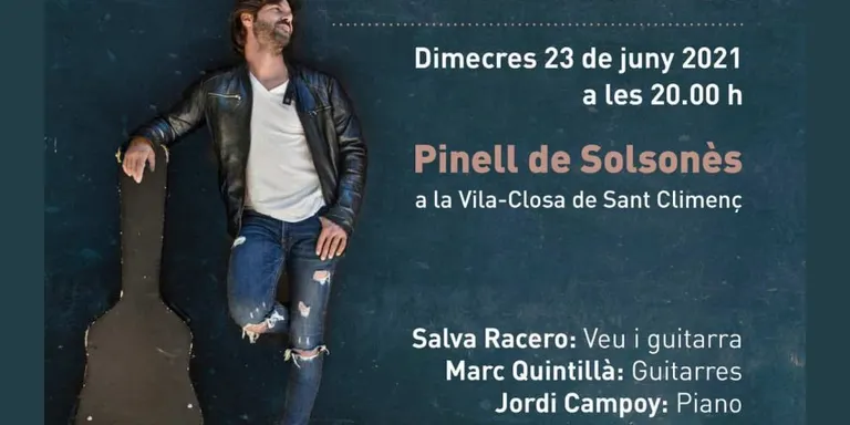 Salva Racero estrena demà a Sant Climenç "Torno a respirar"