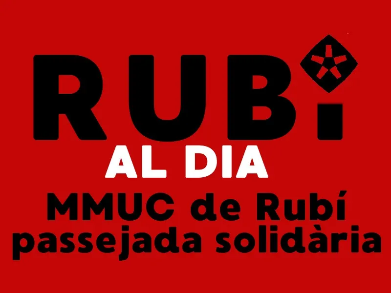 RUBÍ AL DIA dijous 15 NOVEMBRE 2018