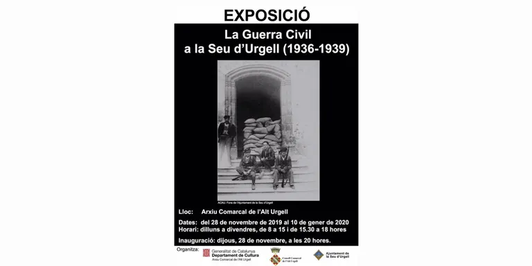 L'Arxiu Comarcal estrena una exposició sobre la Guerra Civil a la Seu d'Urgell