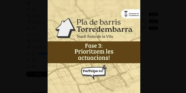 Dijous 28 de maig se celebrarà una nova fase del procés de pressupostos participatius a Torredembarra