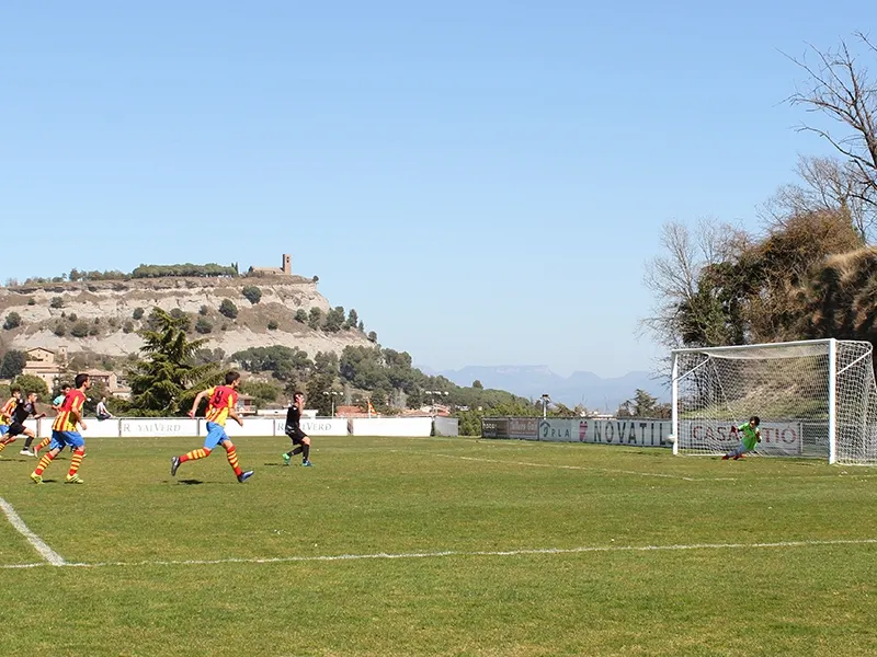 La pena màxima va ser clau en el partit disputat a Tona