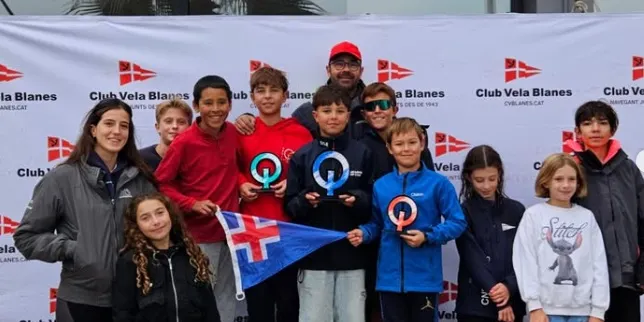 L’equip d’Optimist del Club Nàutic d’Arenys de Mar ha obtingut tres podis a la Regata Vila de Blanes