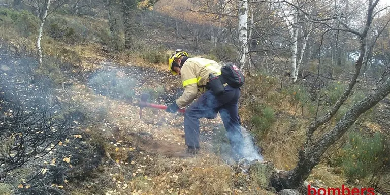 Extingit l'incendi de la Guingueta d'Àneu