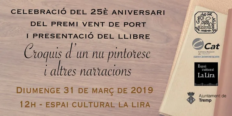 Joan Graell participa a la presentació del llibre 'Croquis d'un nu pintoresc i altres narracions'