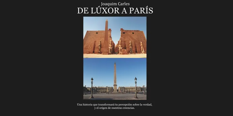 L'escriptor Joaquim Carles presenta el seu nou llibre, 'De Luxor a París'
