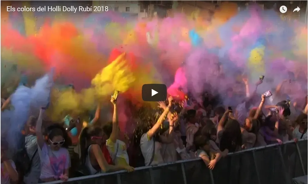 Els colors del Holi Dolly Rubí 2018