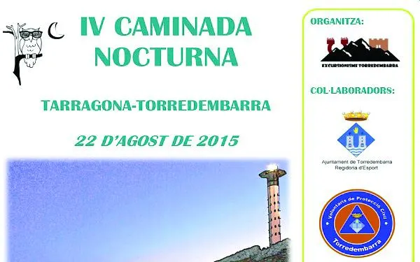 El Club Excursionisme Torredembarra organitza la IV Caminada Nocturna el proper 22 d’agost