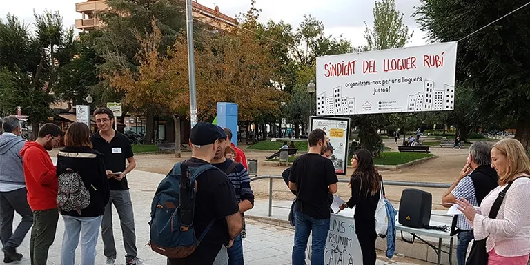 Sindicat del Lloguer: “Des d’avui, els llogaters i llogateres de Rubí estem organitzats”