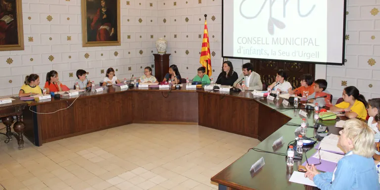 El Consell Municipal d'Infants de la Seu d'Urgell celebra el ple de final de curs