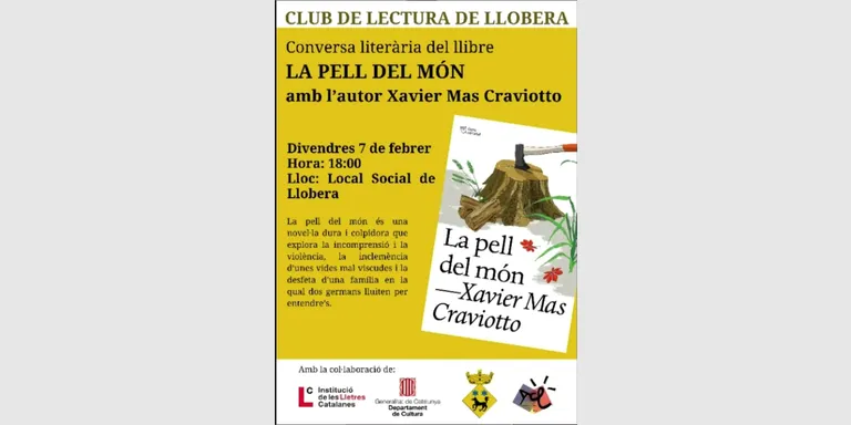 Xavier Mas Craviotto visita demà el Club de Lectura de Llobera en un acte obert a tothom