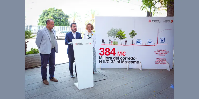 Aragonès reclama celeritat en la firma del conveni per la pacificació de la N-II