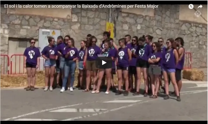 La Baixada d'Andròmines s'ha fet al camí de Sant Muç