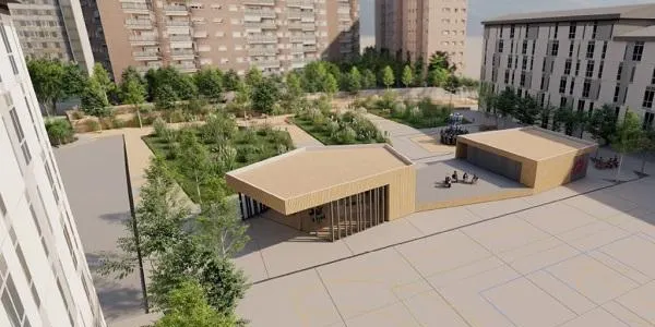 La URV ha començat aquesta setmana les obres d'ampliació de la plaça del Campus Catalunya