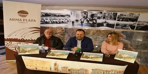 PRESENTADO EL LIBRO “HONDARRIBIA, CIUDAD DE MATICES” DE JAVIER SAGARZAZU E YLENIA BENITO