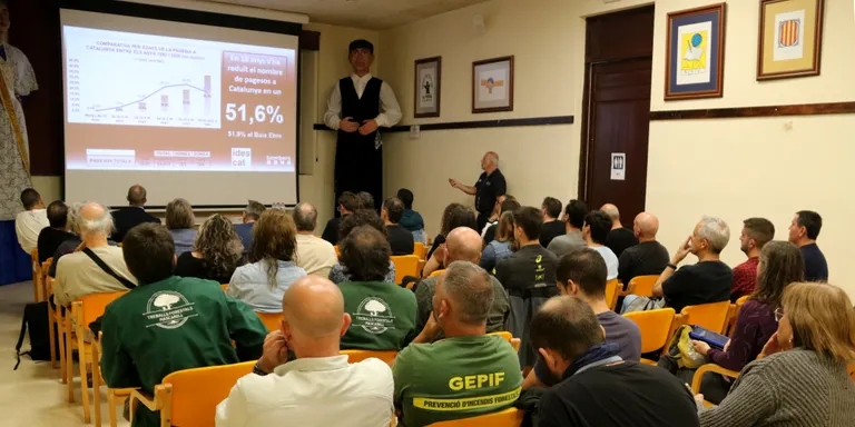 La inacció en espais protegits i l'escàs mosaic agrícola desafien la capacitat d'extinció dels grans incendis a l'Ebre