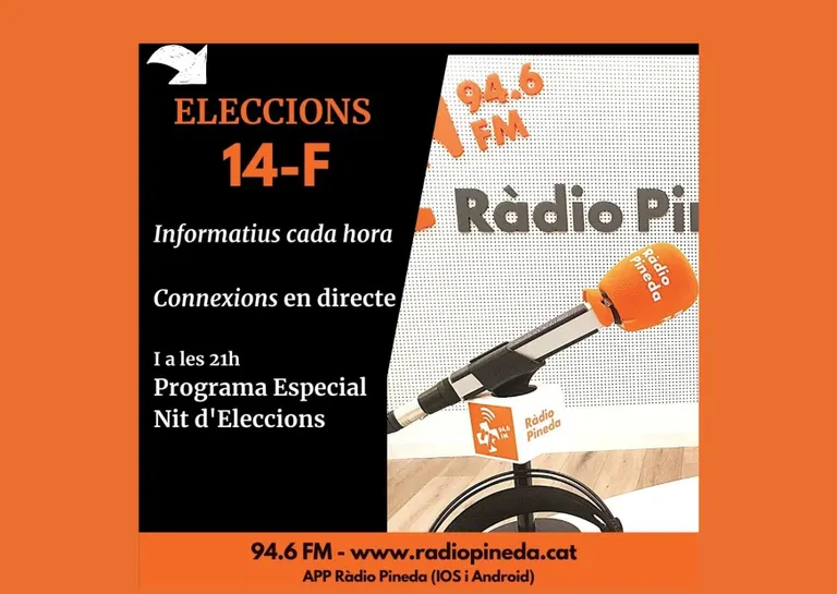 14F a Radio Pineda: Programació en directe i informatius cada hora