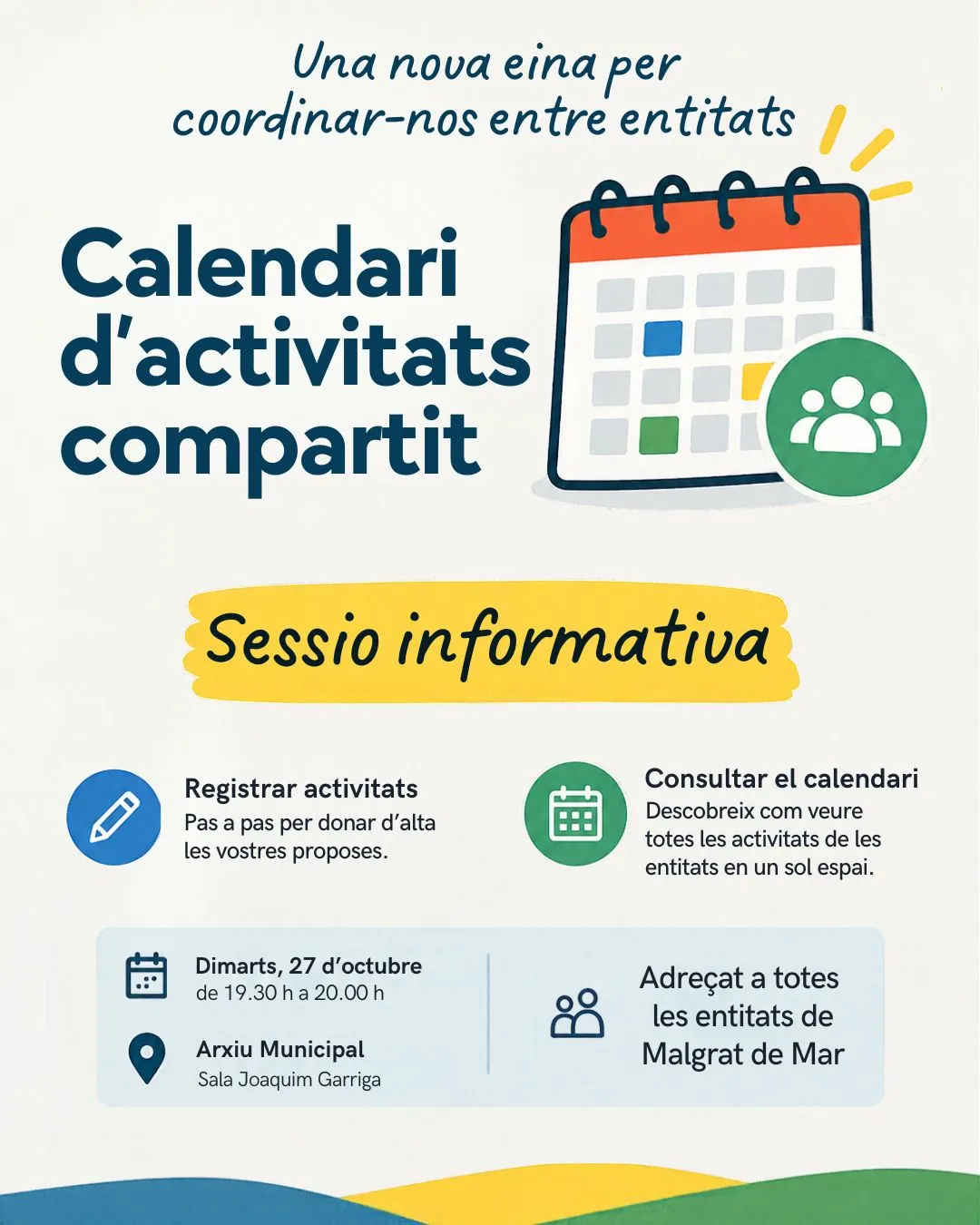 La Comissió de Festes presenta una nova eina per a organitzar-se a l’hora de programar activitats