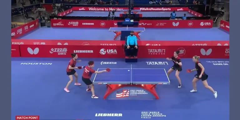 TENNIS TAULA: Sofia-Xuan Zhang i Dvorak cauen als dobles del Mundial (2-3)