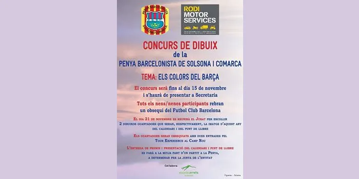 La Penya Barcelonista convoca el seu tercer concurs de dibuix
