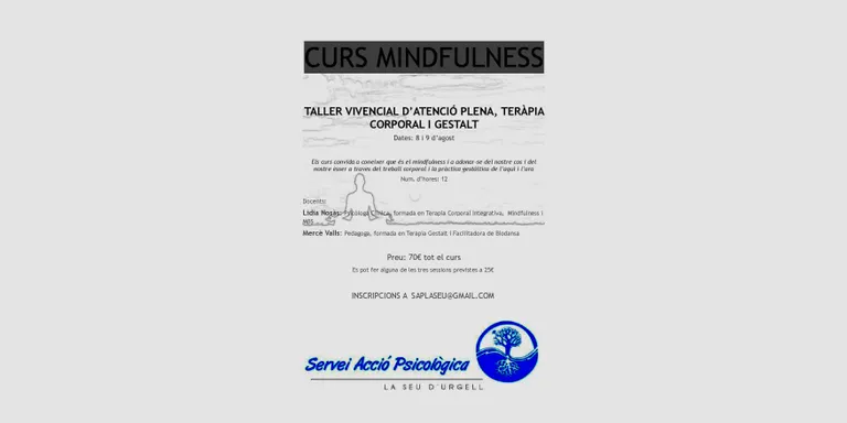 Servei Acció Psicològica organitza un taller de 'mindfulness'