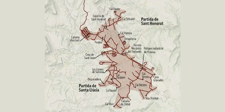 Dilluns al matí es farà un tall d’aigua a una part de Solsona per reparar una fuita a la xarxa general