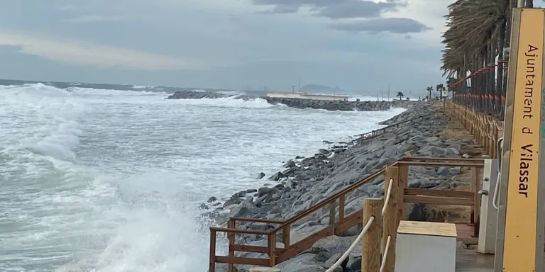 Alerta per temporal marítim i per fort vent al Maresme aquest cap de setmana