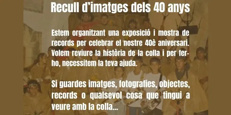 Els Diables d’Altafulla busquen fotografies i records per reconstruir els seus 40 anys d’història