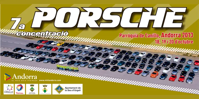 Concentració de vehicles Porsche a l'aeroport Pirineus-La Seu d'Urgell