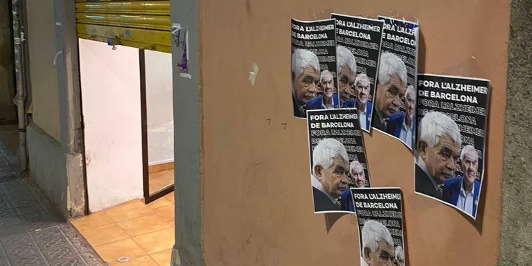 Un dels joves que va penjar els cartells dels Maragall apunta que volien estrangers