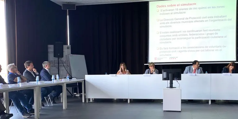 Oliver Klein participa en una reunió del PLASEQTA sobre la instal·lació de nous sensors i sirenes