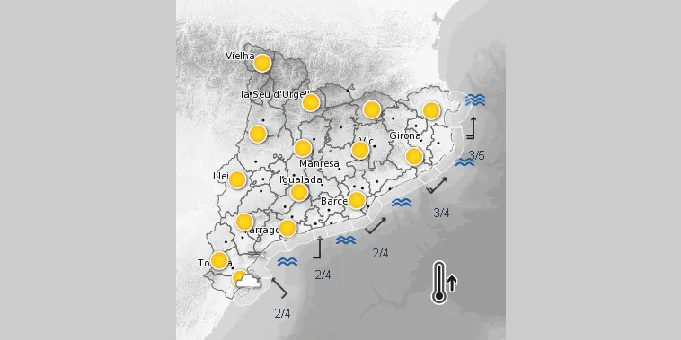 Alerta a l'Alt Urgell davant l'onada de calor que s'allargarà fins dijous