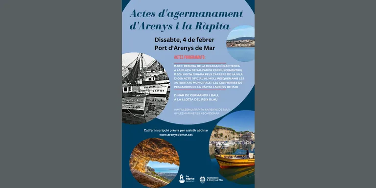 L'agermanament amb La Ràpita s'oficialitza demà al Port d'Arenys