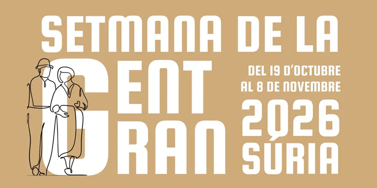Súria celebrarà una nova edició de la Setmana de la Gent Gran a partir del 19 d'octubre