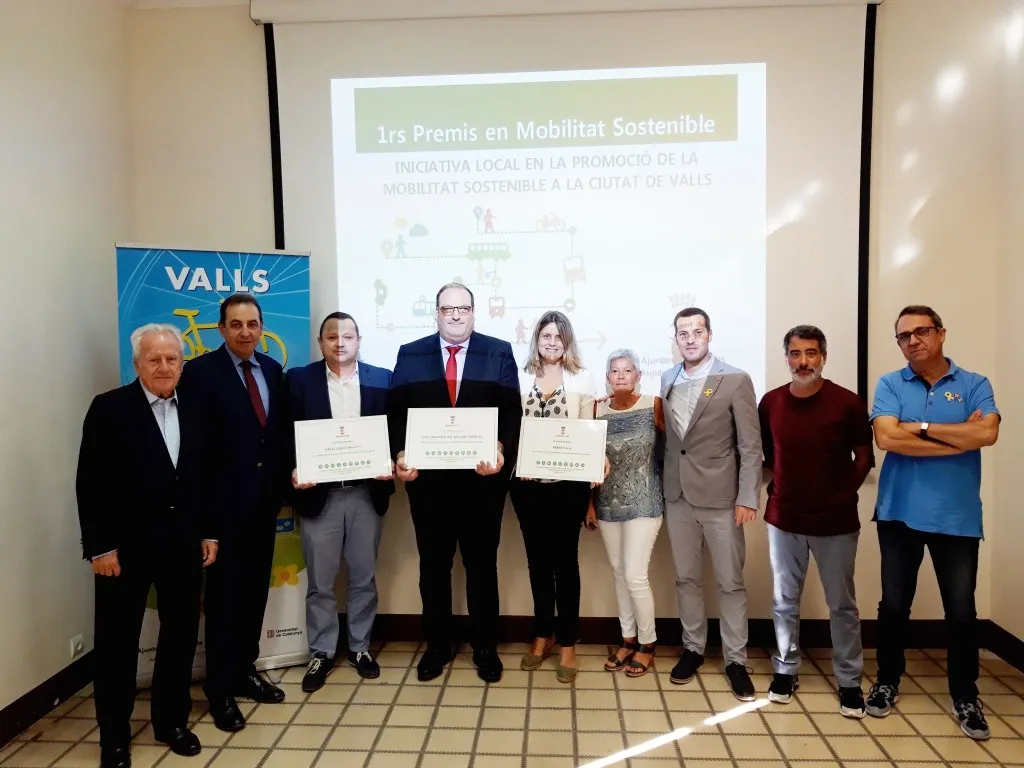 Els 1rs. Premis en Mobilitat Sostenible per la Regidoria de Mobilitat de l’Ajuntament de Valls