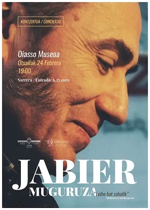 JABIER MUGURUZA PRESENTA EN OIASSO SU NUEVO DISCO "LEIHO BAT ZABALIK"