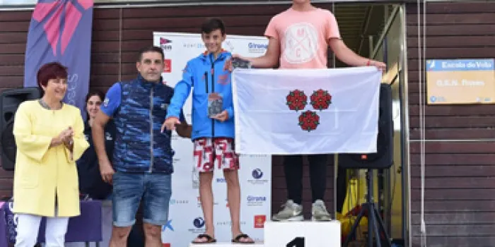 El windsurfista del Club Nàutic Arenys, Pol Font, campió de Catalunya en categoria infantil i juvenil