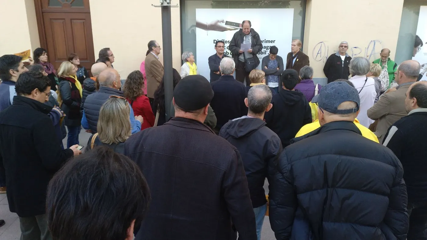 Acte a Pineda pels sis mesos d'empresonament dels 'Jordis'