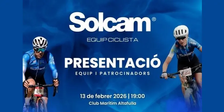 El CM Altafulla acull aquest divendres la presentació del Solcam Equip Ciclista per a la temporada 2026