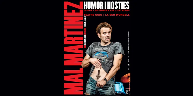 Marc Martínez porta a la Seu l'espectacle 'Mal Martínez. Humor i hòsties'