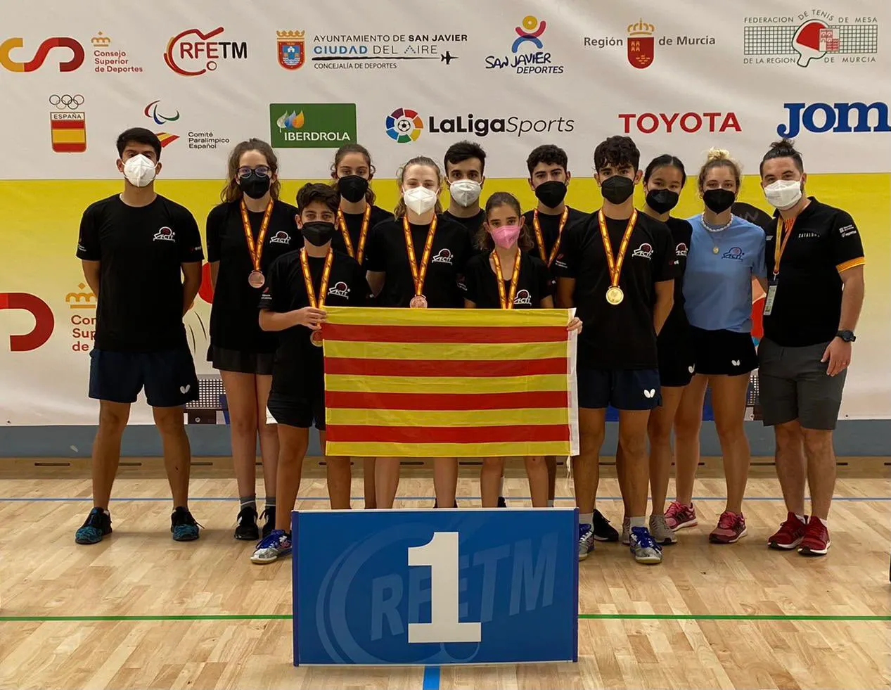 TENNIS TAULA: Catalunya aconsegueix cinc medalles a l’estatal escolar