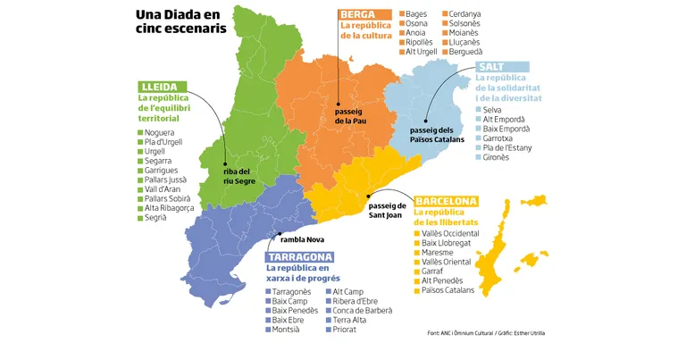 L'Alt Urgell també serà present a la mobilització de l'Onze de Setembre