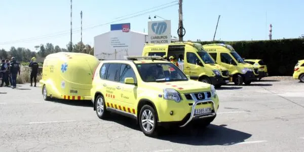 Protecció Civil activa el PLASEQCAT en estat d'emergència per una fuita d’amoníac a la Pobla de Mafumet