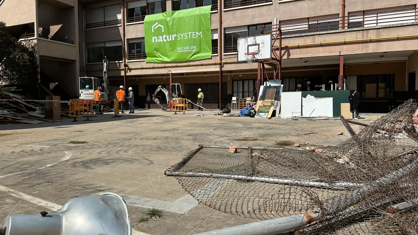 Tret de sortida a les obres de reforma del Col•legi del Carme