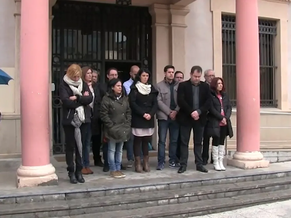 Moment del minut de silenci