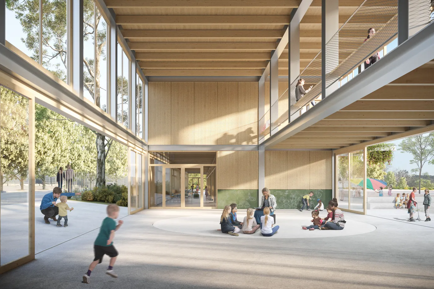 El nou institut-escola Calderí-Pic del Vent posarà punt i final el 2024 a 17 anys d’ensenyament en barracons a Caldes