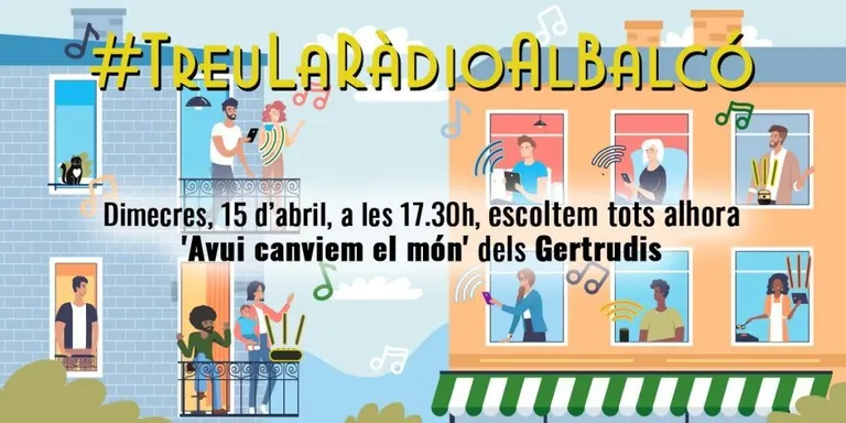 TREU LA RÀDIO AL BALCÓ