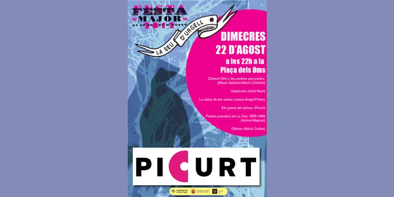Sessió de curtmetratges de Picurt en el marc de la Festa Major 2012